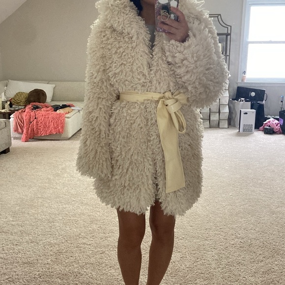 Staud furry coat. Xs-S - Picture 12 of 13